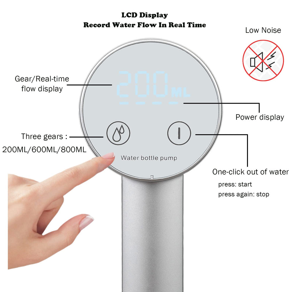 COMFORTING PLACE™ Automatic Water Dispenser Pump, Bottle and Countertop - Digital Display